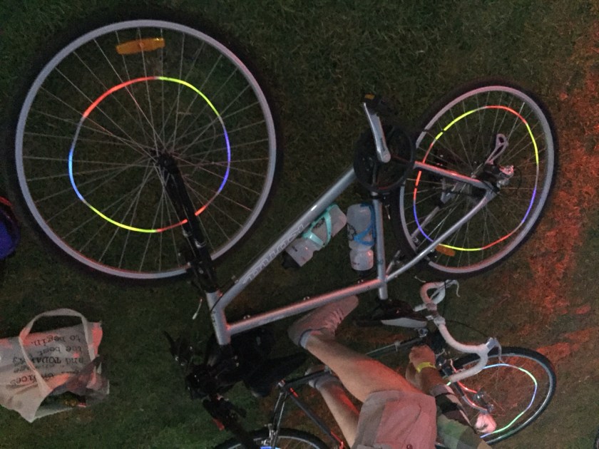 preparing for the ride