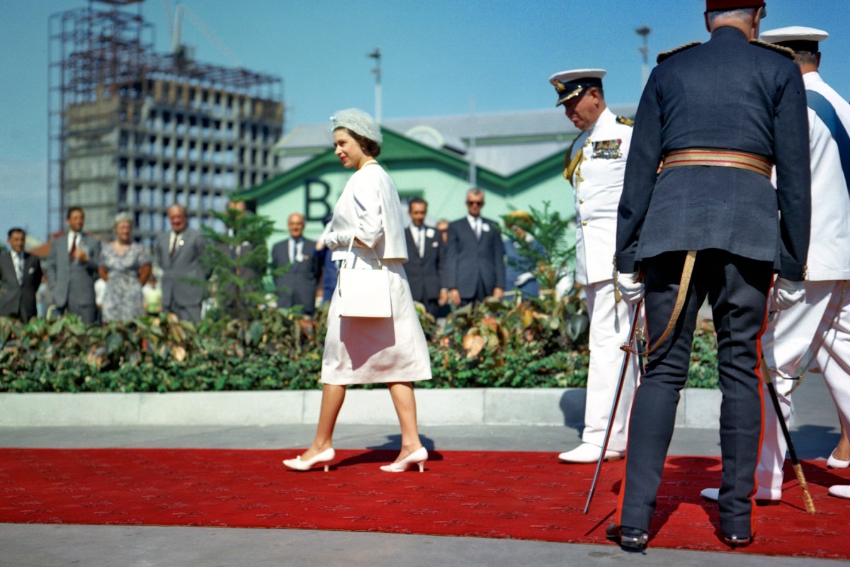 1963 - HM The Queen and the Duke of Edinburgh arrive at Victoria Quay on the royal yacht Britannia credit Fremantle Ports